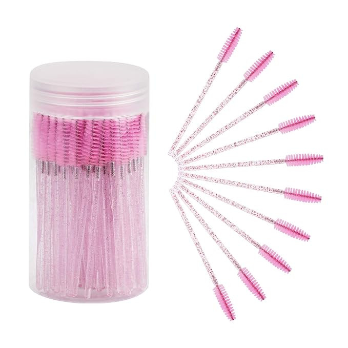 100PCS Disposable Eyelash Brush, Mascara Wands Makeup Brushes Applicators Kits for Eyelash Extens... | Amazon (US)