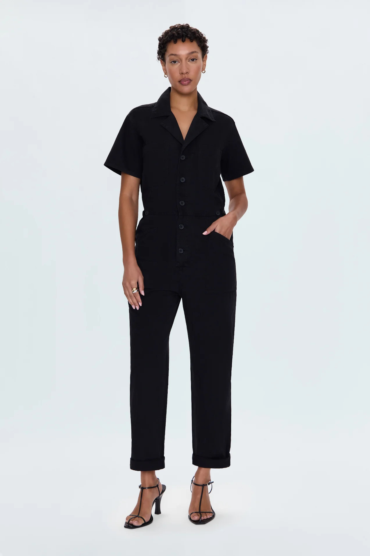 Grover Jumpsuit - Fade To Black | Pistola Denim