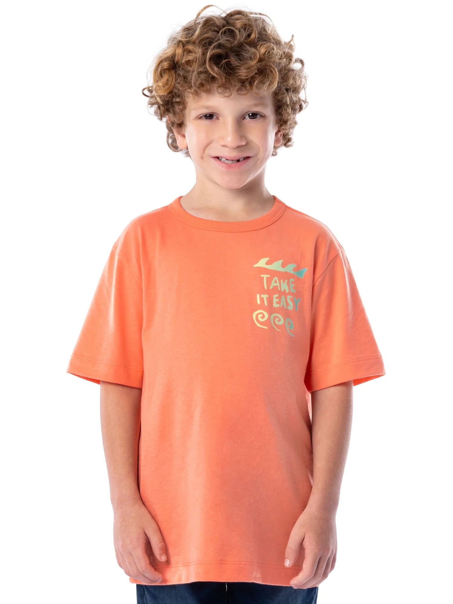 Wonder Nation Boy's Short Sleeve Elevated Graphic T-Shirt, Sizes 4-18 & Husky | Walmart (US)