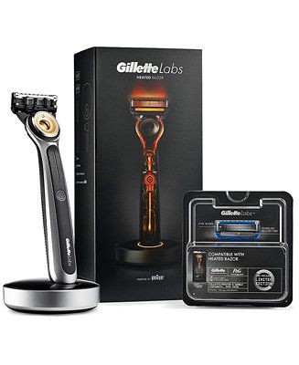 GilletteLabs 3-Pc. Heated Razor Starter Set & Reviews - All Grooming - Beauty - Macy's | Macys (US)