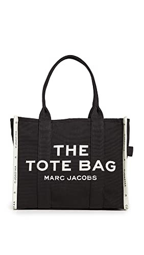 Marc Jacobs Women's The Jacquard Large Tote Bag, Black, One Size | Amazon (US)