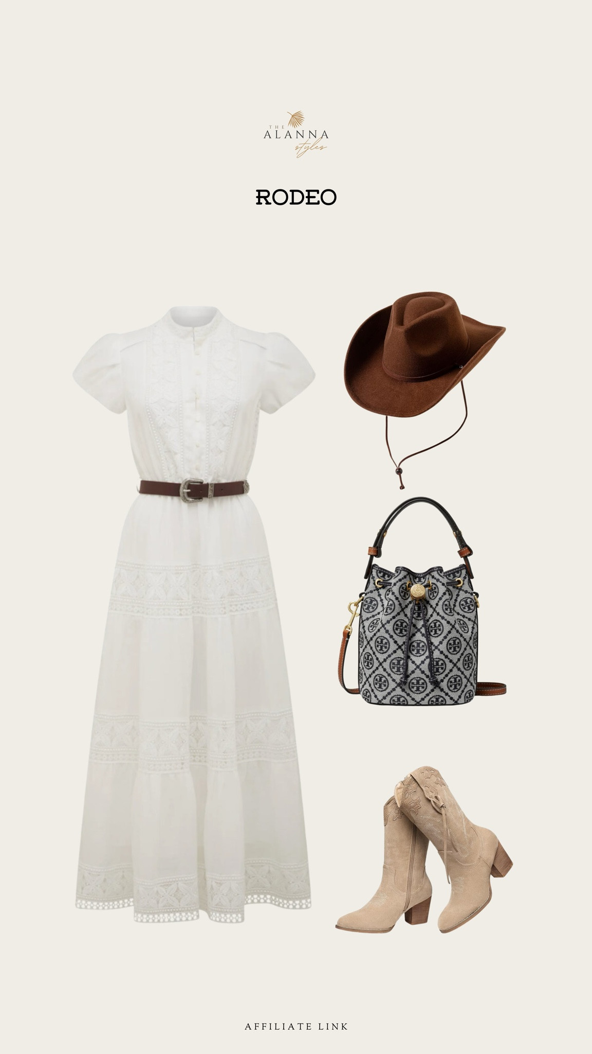 Rodeo Outfit Inspo
Western boots
Cowboy hat
Rodeo bag