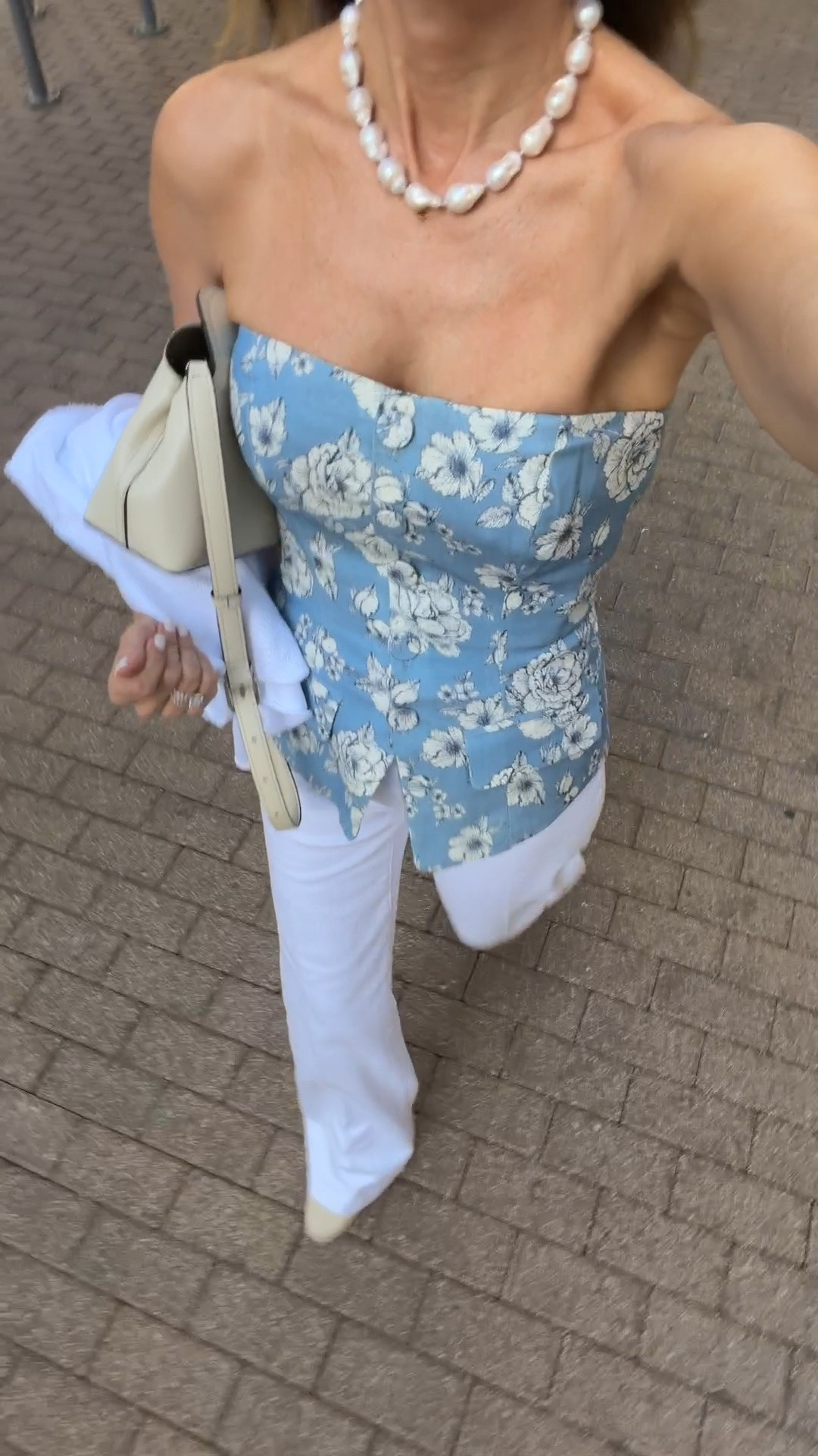 I’m 5’6”
Wearing white jeans  that get compliments everytime! TTS 
@lagence

#LTKSeasonal #LTKOver40 #LTKootd