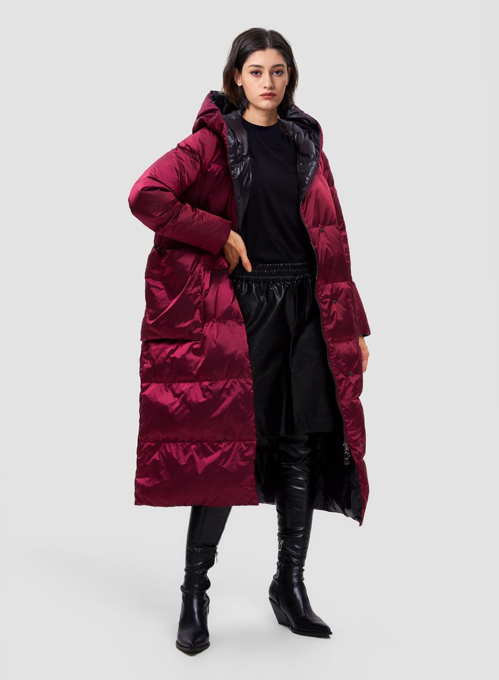 Lightweight Quilted Shell Down Coat | NAP Loungewear