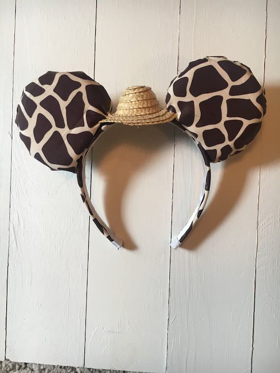 Giraffe Safari Mickey Ears | Etsy (US)