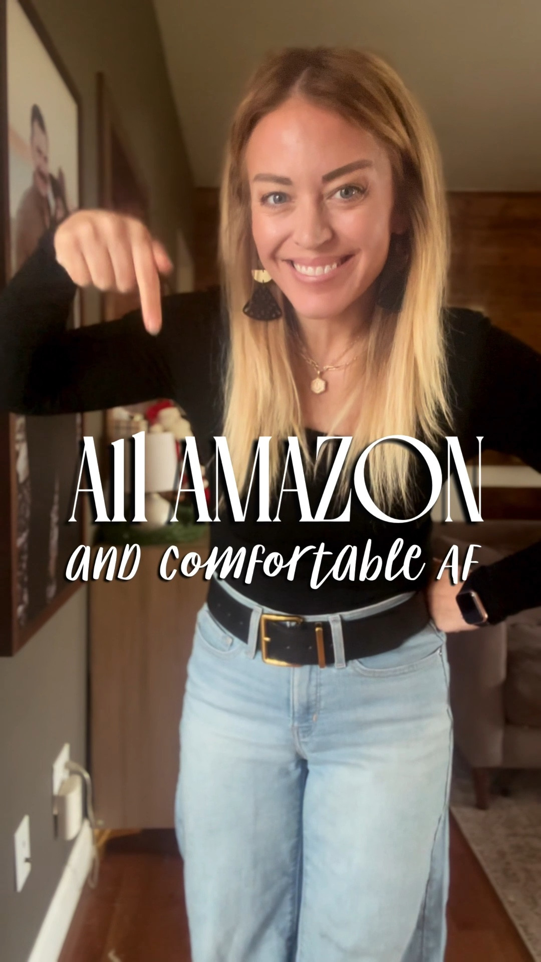 90’s baby style, Amazon budget. 🖤
Black basics, wide-leg denim, chunky belt, done.

Comment SHOP or find everything on my LTK (Bloom Beauty & Lifestyle) or @Amazon Storefront!



#LTKOver40 #LTKHoliday #LTKPetite