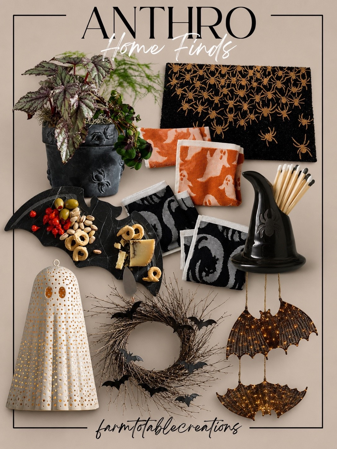 Anthro Halloween Finds That Make Spooky Season So Chic 🕷️🖤

Who says Halloween decor can’t be beautiful? These Anthropologie finds combine playful spooky details with elevated design—from bat accents and ghost decor to festive serveware and cozy textiles. Perfect for creating a home that’s equal parts haunting, cozy, and effortlessly stylish all season long.

Follow @farmtotablecreations on Instagram for more cozy home finds and trending decor.

#LTKHome #Anthropologie #AnthroHome #HalloweenDecor #SpookySeason #HalloweenHome #GhostDecor #BatDecor #CozyHome #SeasonalDecor #HomeDecor #HalloweenFinds #LTKFinds #FarmToTableCreations

#LTKHome #LTKSeasonal