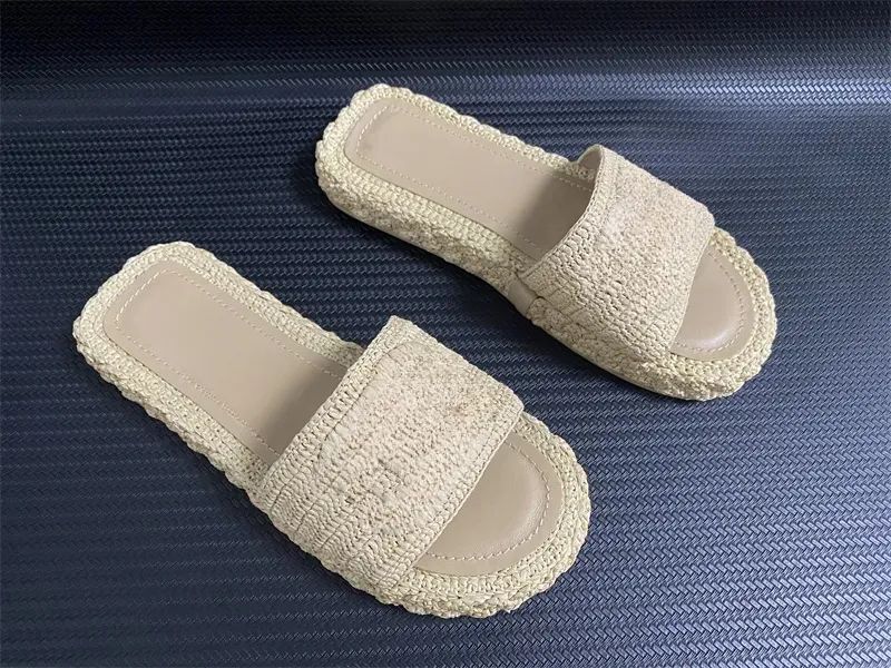 Knit Slipper Sandal Flat Beach Slide Women Sexy Indoor Sandals Preminum quality | DHGate