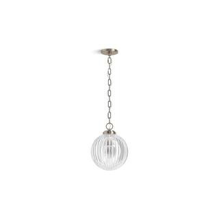 Embra By Studio McGee 1-Light Brushed Nickel Pendant Light | The Home Depot