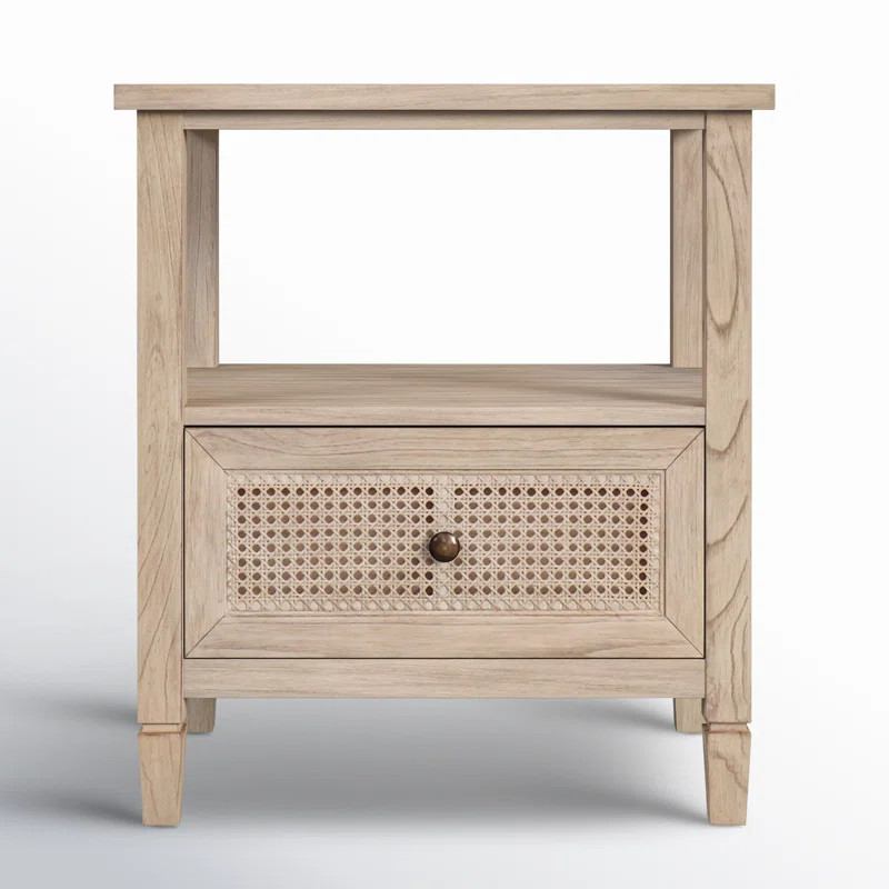 Charleston 1 - Drawer Cane Nightstand | Wayfair North America