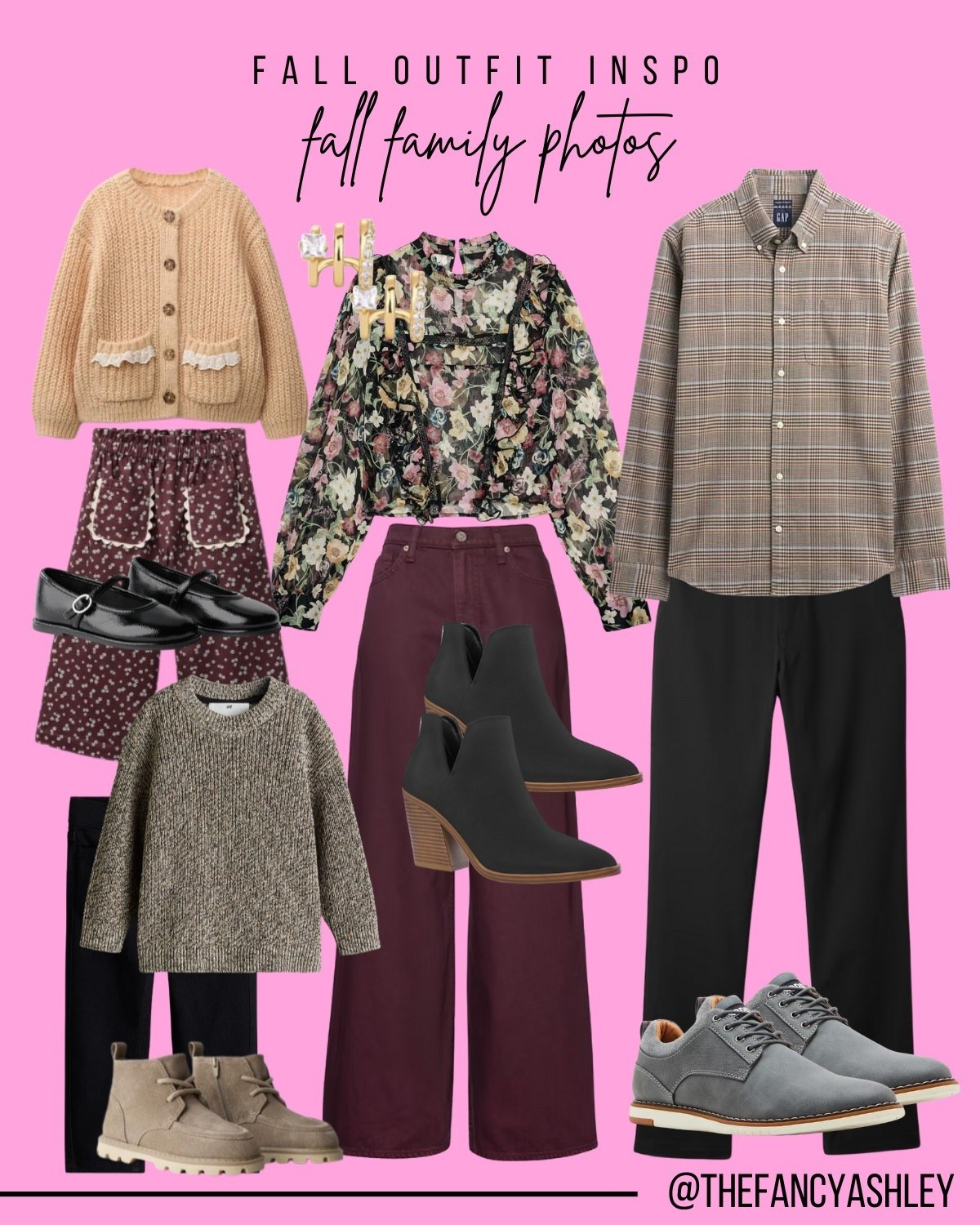 Fall outfit inspo for family fall photos! Rounded up fab looks for the whole fam just in time for fall family photos. Perfect coordinating outfits in neutral fall colors. 

#LTKStyleTip #LTKSeasonal #LTKFindsUnder100
