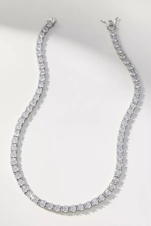 Short Tennis Necklace | Anthropologie (US)