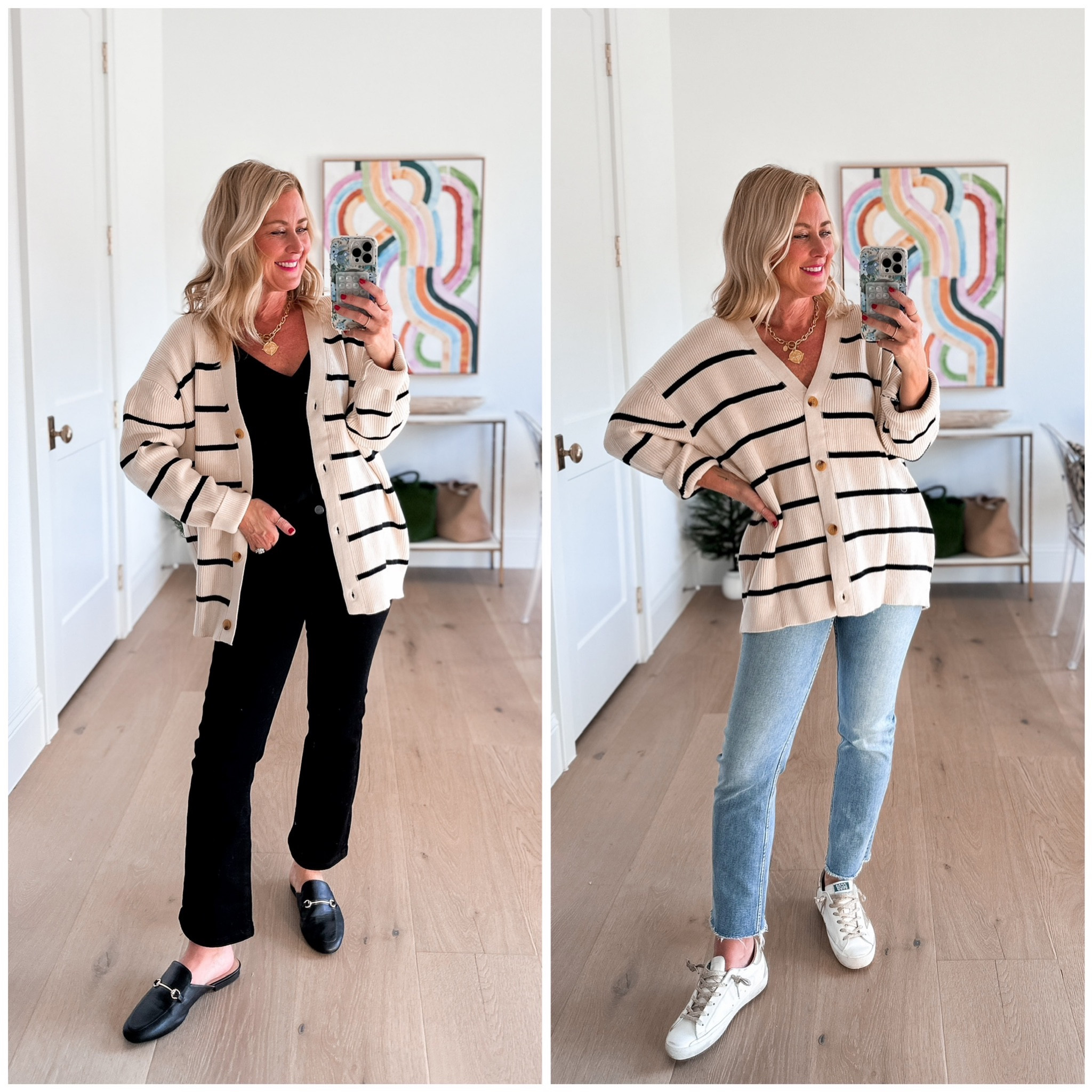 Amazon Fashion Finds | Hi Sugarplum! #sugarplumstyle #amazonhaul 

Size XS cardigan, size small cami
Code CASSIE15 for jeans 

#LTKSeasonal #LTKOver40 #LTKFindsUnder50