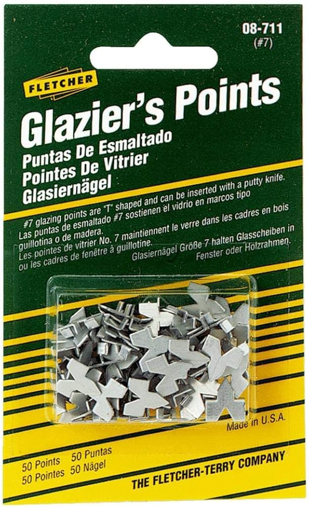 Fletcher Glazier Points Repairing or reglazing Windows 50 pk | Amazon (US)