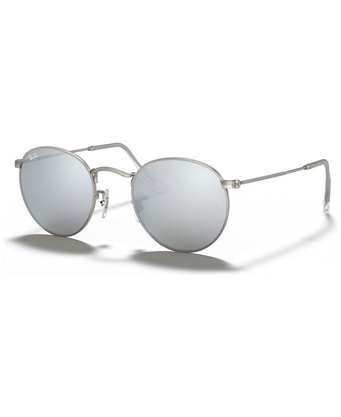 Ray-Ban Sunglasses, RB3447 ROUND FLASH LENSES & Reviews - Sunglasses by Sunglass Hut - Handbags &... | Macys (US)