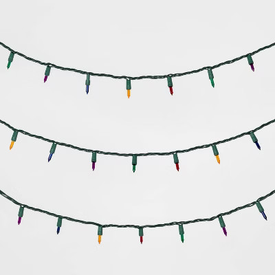 50ct Incandescent Mini Christmas String Lights with Green Wire - Wondershop™ | Target