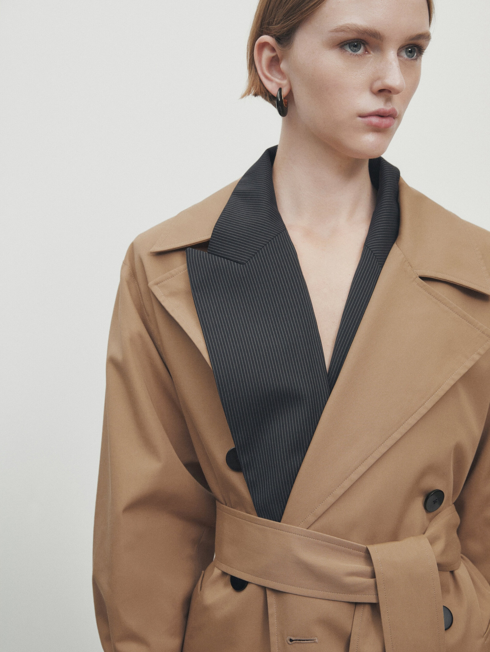 Trench coat with belt | Massimo Dutti UK