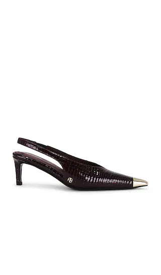 ANINE BING Nina Heel in Burgundy. - size 40 | Revolve Clothing (Global)