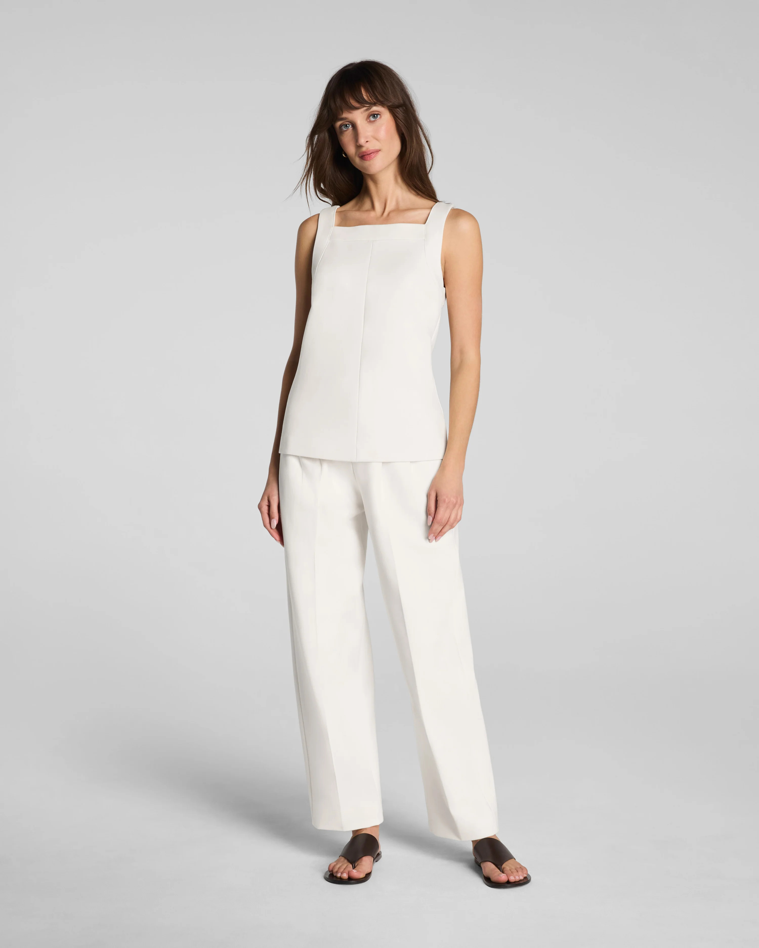 Smooth Ponte Tapered Pants - No Zippers, No Bulk | SPANX | Spanx