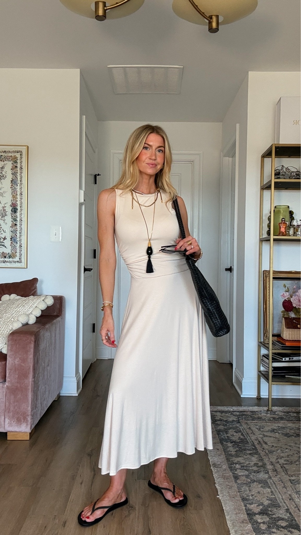 Cream Amazon dress! Perfect for summer! 
Dress: runs TTS, wearing size small

#LTKootd #LTKgrwm #LTKSeasonal