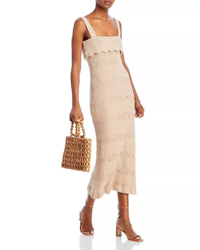 Crocheted Sleeveless Midi Dress - 100% Exclusive | Bloomingdale's (US)