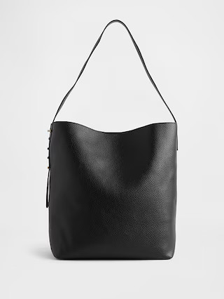 Vegan Leather Bucket Tote Bag | Gap (US)