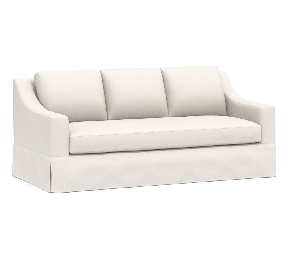 York Slope Arm Slipcovered Sofa | Pottery Barn (US)
