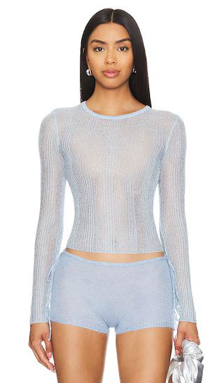 Elia Sweater in Baby Blue | Revolve Clothing (Global)