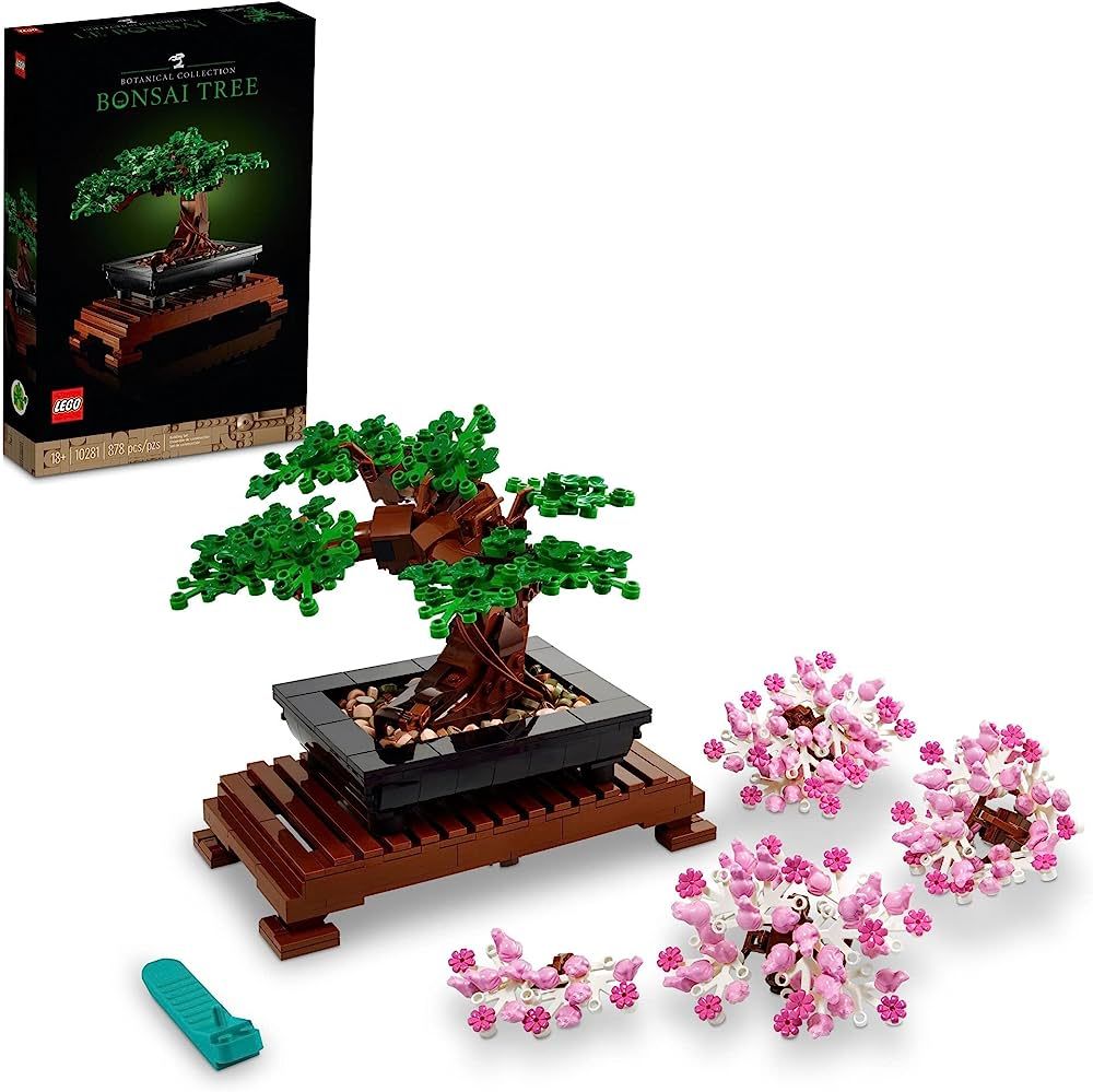 LEGO Icons Bonsai Tree 10281 Building Set for Adults, Plants Home Décor, DIY Projects, Creative ... | Amazon (US)