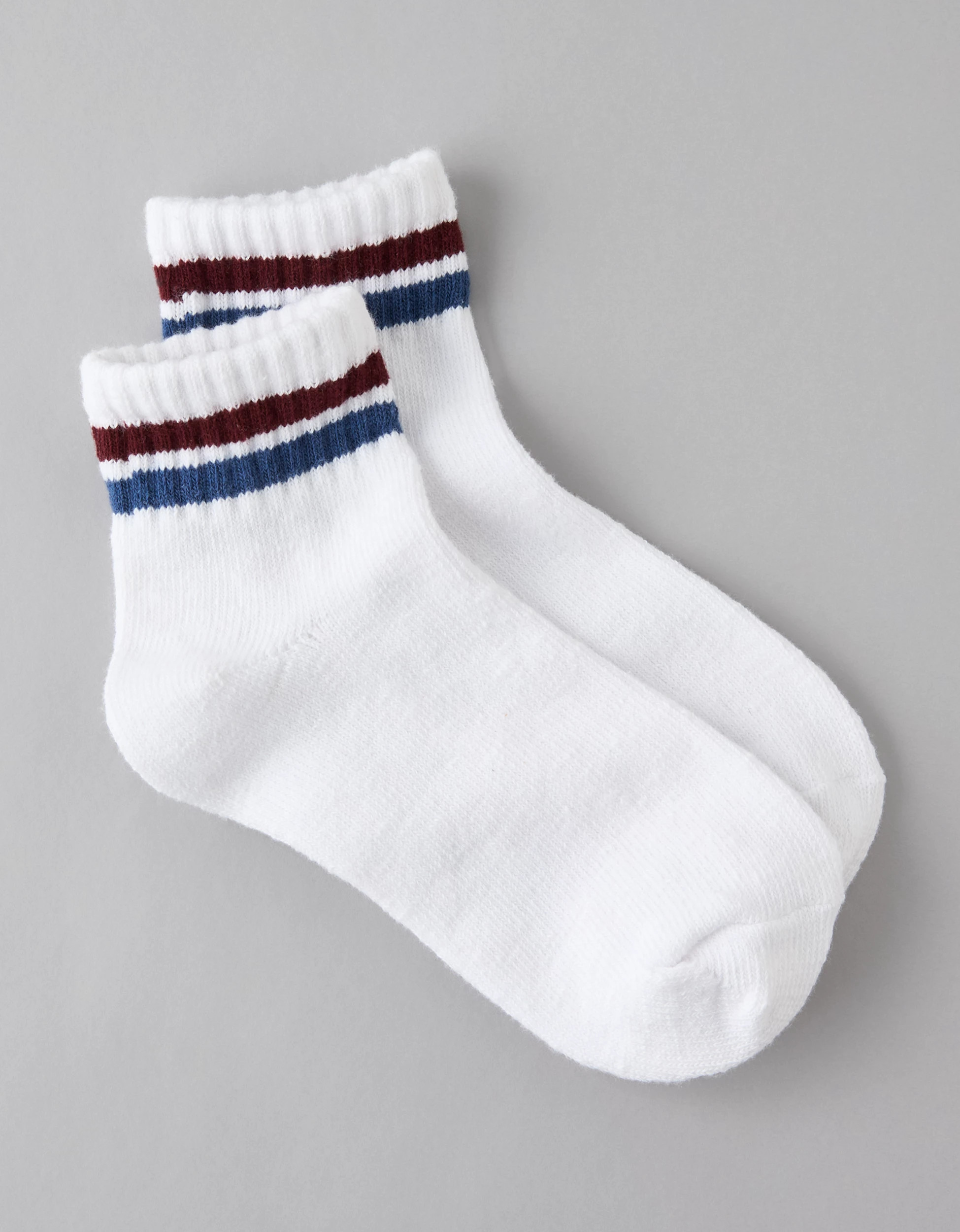 AE Chunky Stripe Boyfriend Socks | American Eagle Outfitters (US & CA)