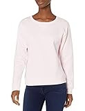 Hanes womens V-notch Pullover Fleece Sweatshirt, Pale Pink, XX-Large US | Amazon (US)