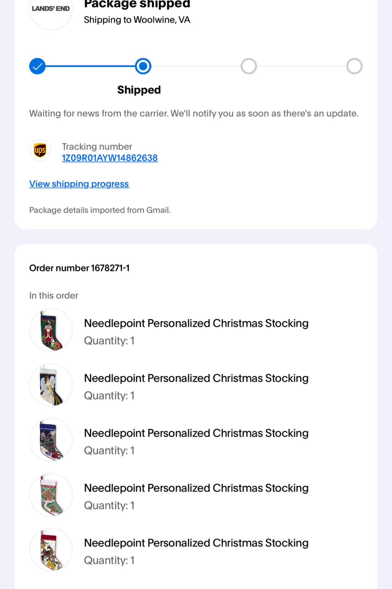 Long-term goal is to stitch each of my children a stocking but in the meantime....

#LTKFindsUnder50 #LTKHoliday #LTKHome