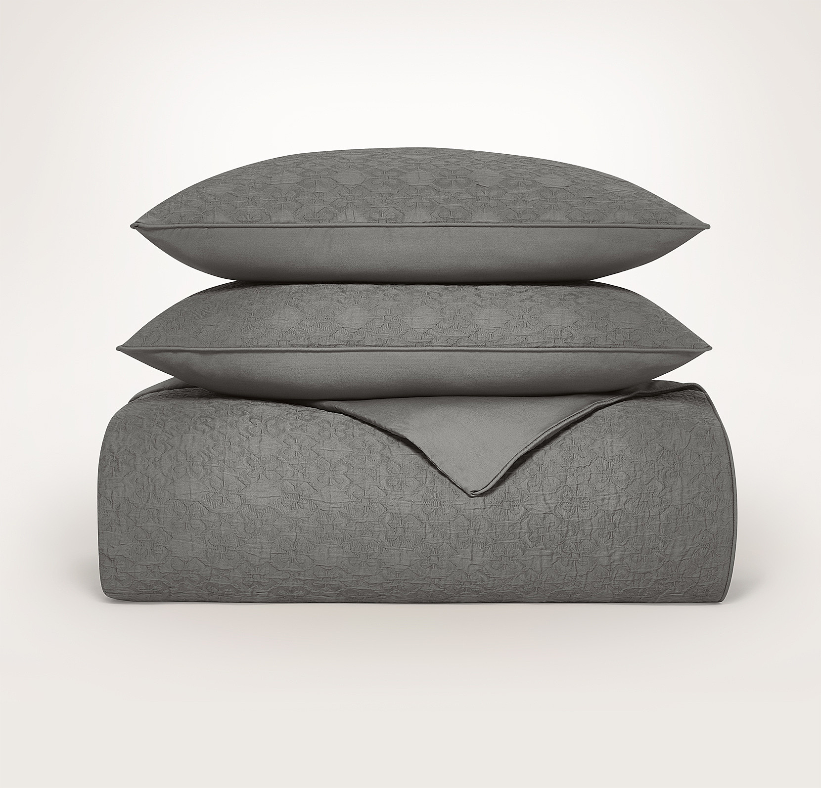 Matelasse Cotton Tile Duvet Set | Boll & Branch