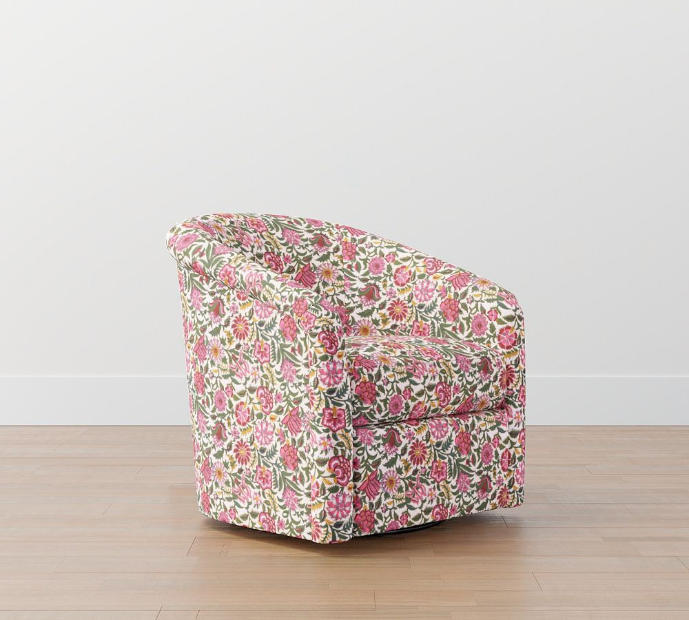 Maeve Swivel Chair | Pottery Barn (US)
