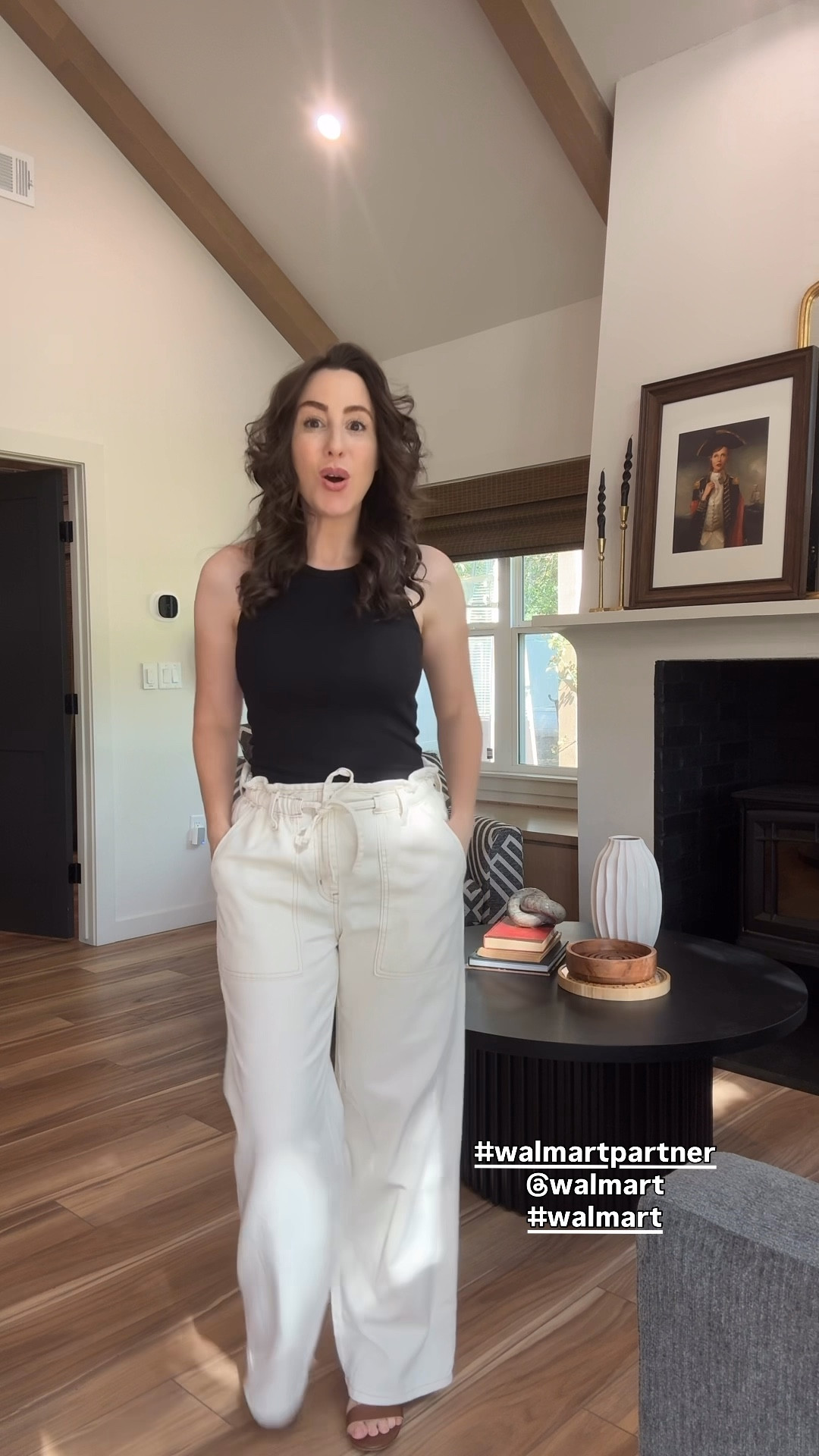 #WalmartPartner @walmart #walmart @walmartstyle #walmartstyle @shop.LTK #liketkit #widelegpants #whitepants  Some of my favorite new Spring finds from Walmart. 

#LTKootd