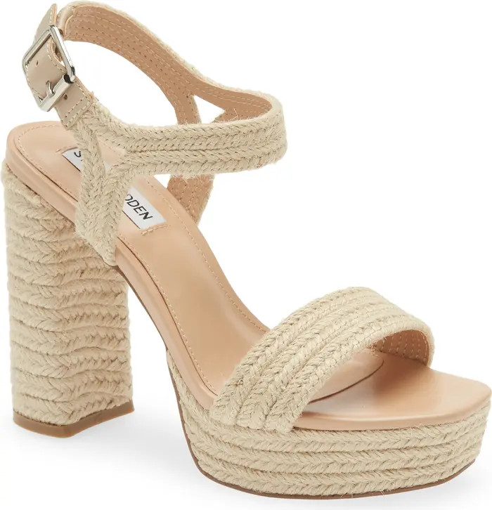 Steve Madden Lombardo Jute Platform Sandal | Nordstrom | Nordstrom