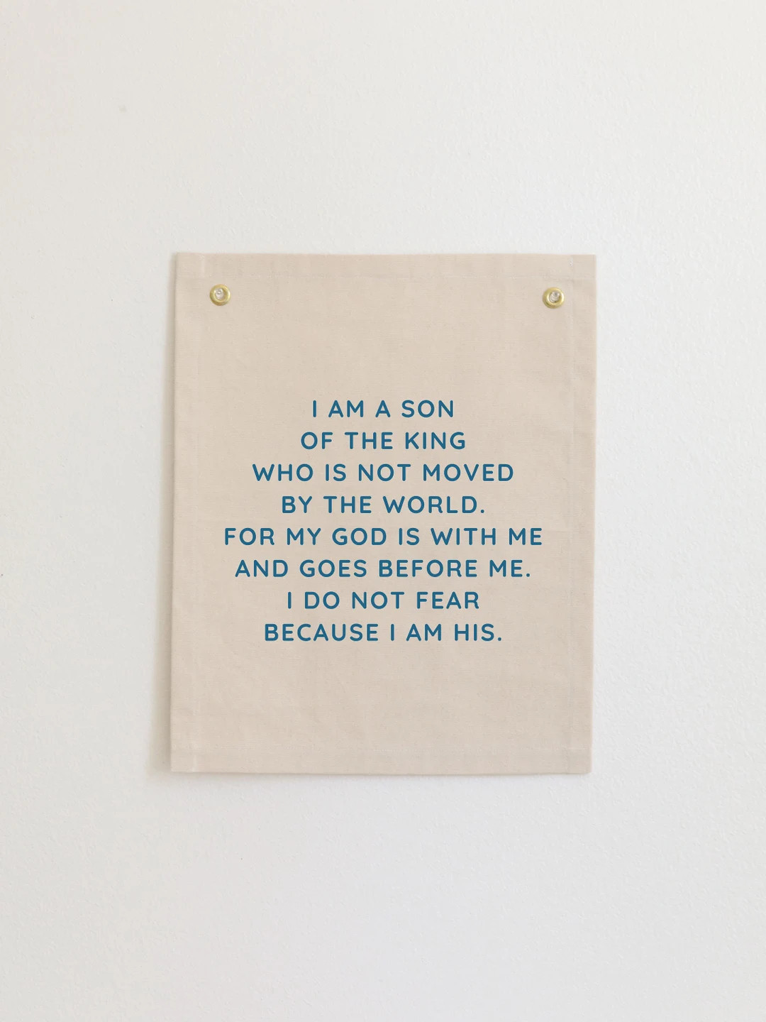 I Am A Son of the King Nursery Banner, Christian Boy Nursery Decor, Bible Verse Banner, Christian... | Etsy (US)