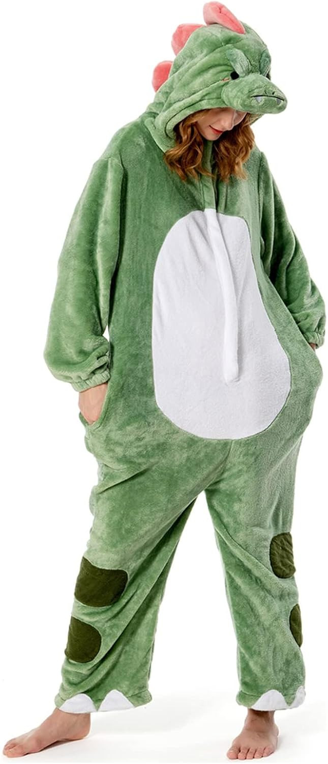 OLAOLA Adult Onesie, Halloween Costume Cosplay Animal One-Piece Pajamas | Amazon (US)
