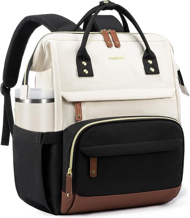 LOVEVOOK Laptop Backpack for Women, 15.6 Inch Work Business Backpacks Purse With Large Capacity, ... | Amazon (US)