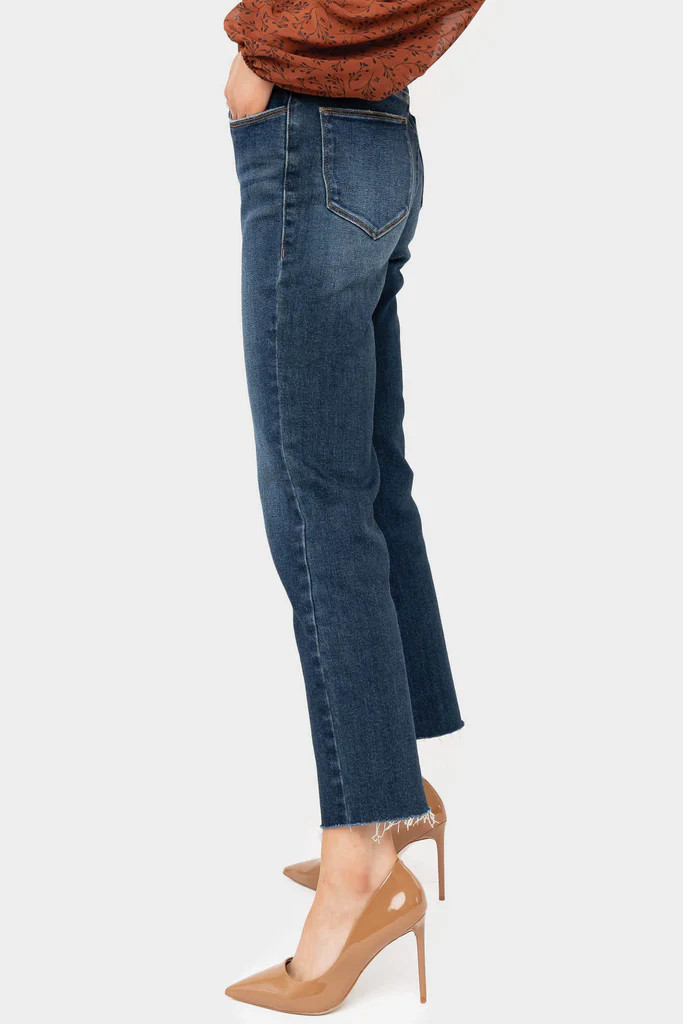 GIGI Denim Cropped Flare Pant | Gibson