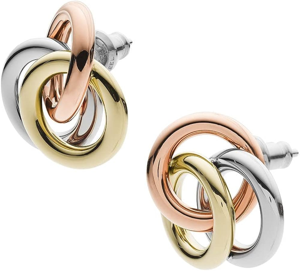 Fossil Gioielli in tricolore Donna | Bracciale | Collana |Orecchini Pendenti | Amazon (IT)