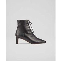 LK BENNETT Leather Lace-Up Block Heel Ankle Boots Black | Marks & Spencer (UK)