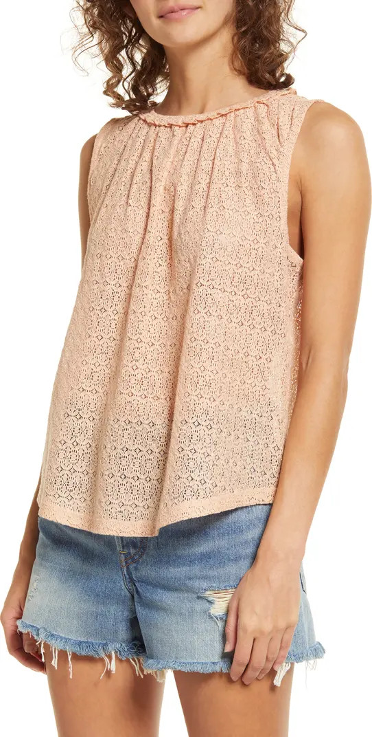 Sleeveless Lace Top | Nordstrom