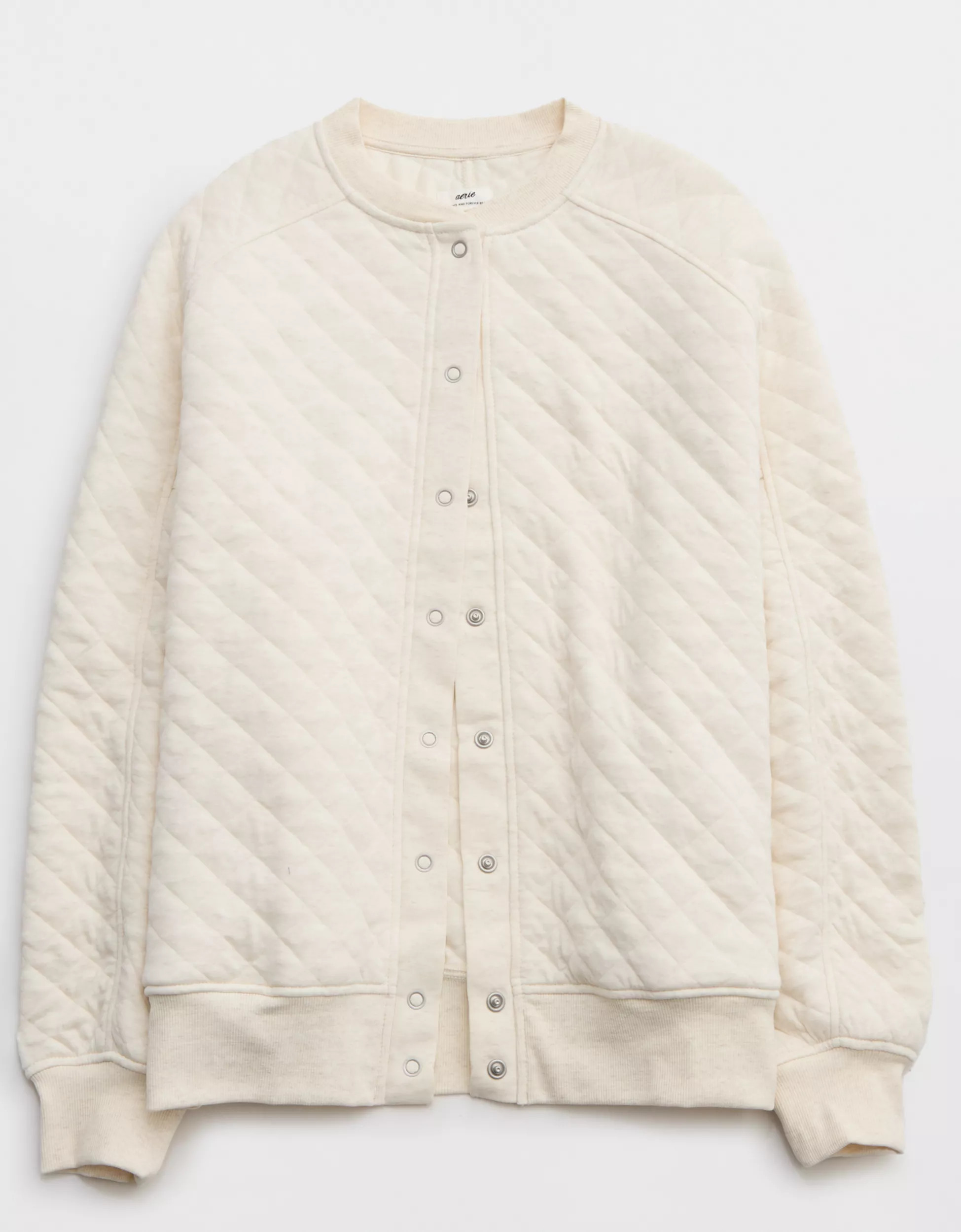 Aerie Quilted Cardi Bomber | Aerie