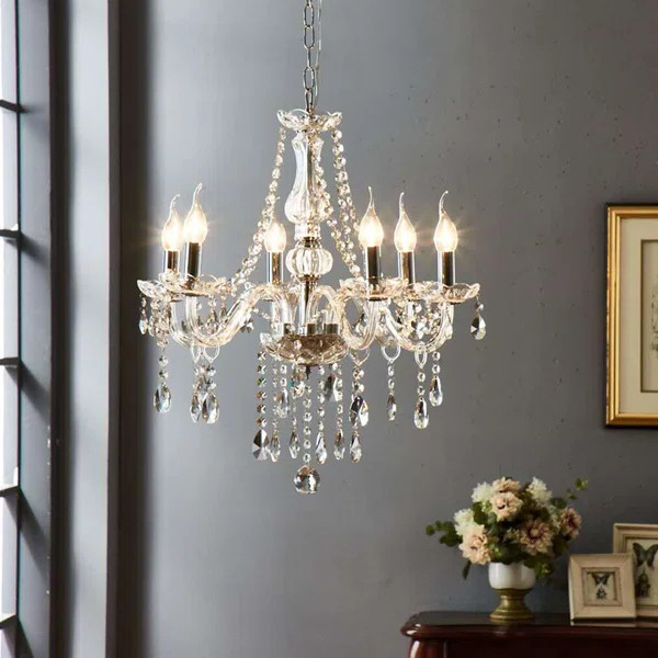 William 6 - Light Dimmable Classic / Traditional Chandelier | Wayfair North America