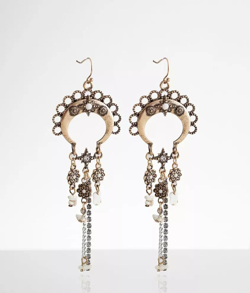 Stone Fringe Drop Earring | Buckle