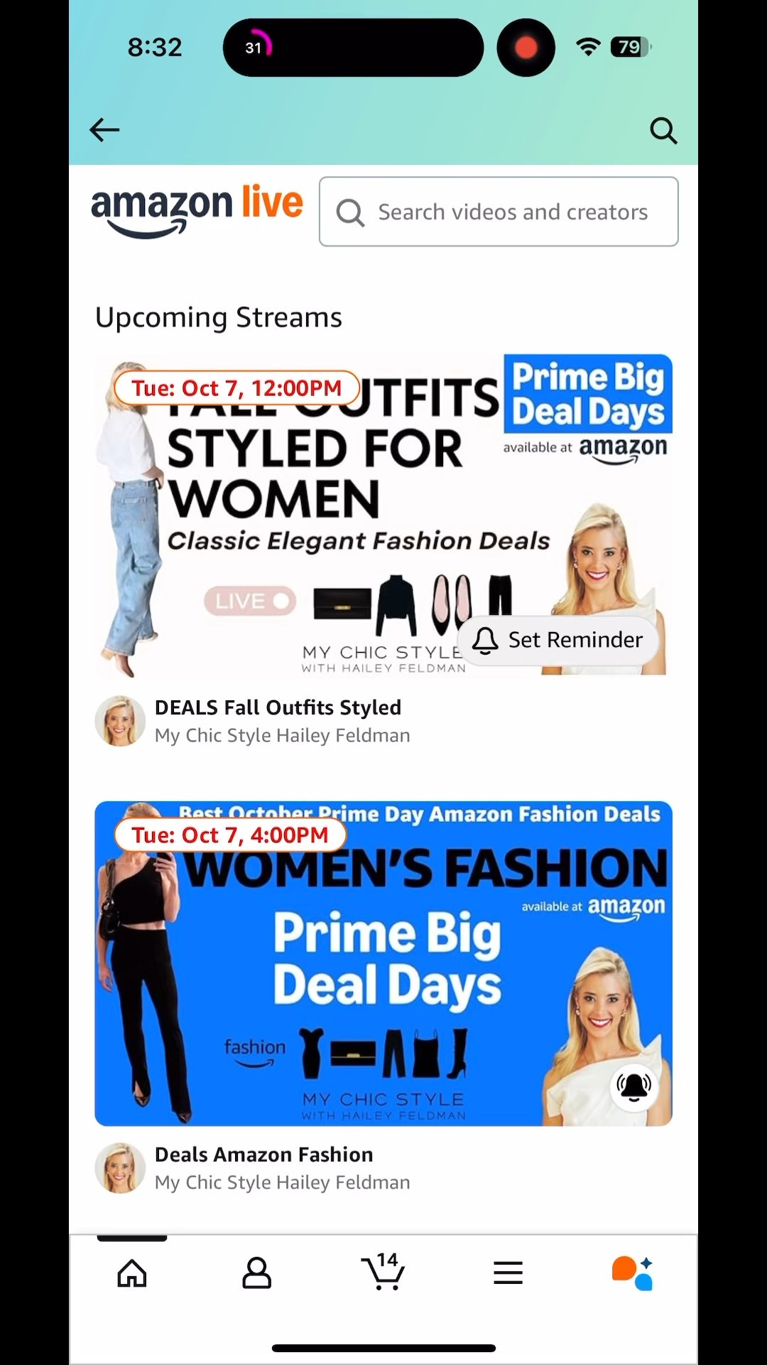 Join me on Amazon and YouTube live shopping this week! Here are my Amazon shows for you to add to calendar. The sales going on for Amazon October prime week Amazon big deals days. I’m showing fashion and beauty for women. Hooray!!

#LTKStyleTip #LTKSaleAlert #LTKBeauty