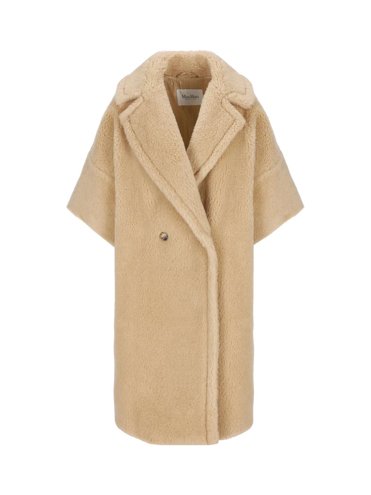 Max Mara Double-Breasted Teddy Icon Coat | Cettire Global