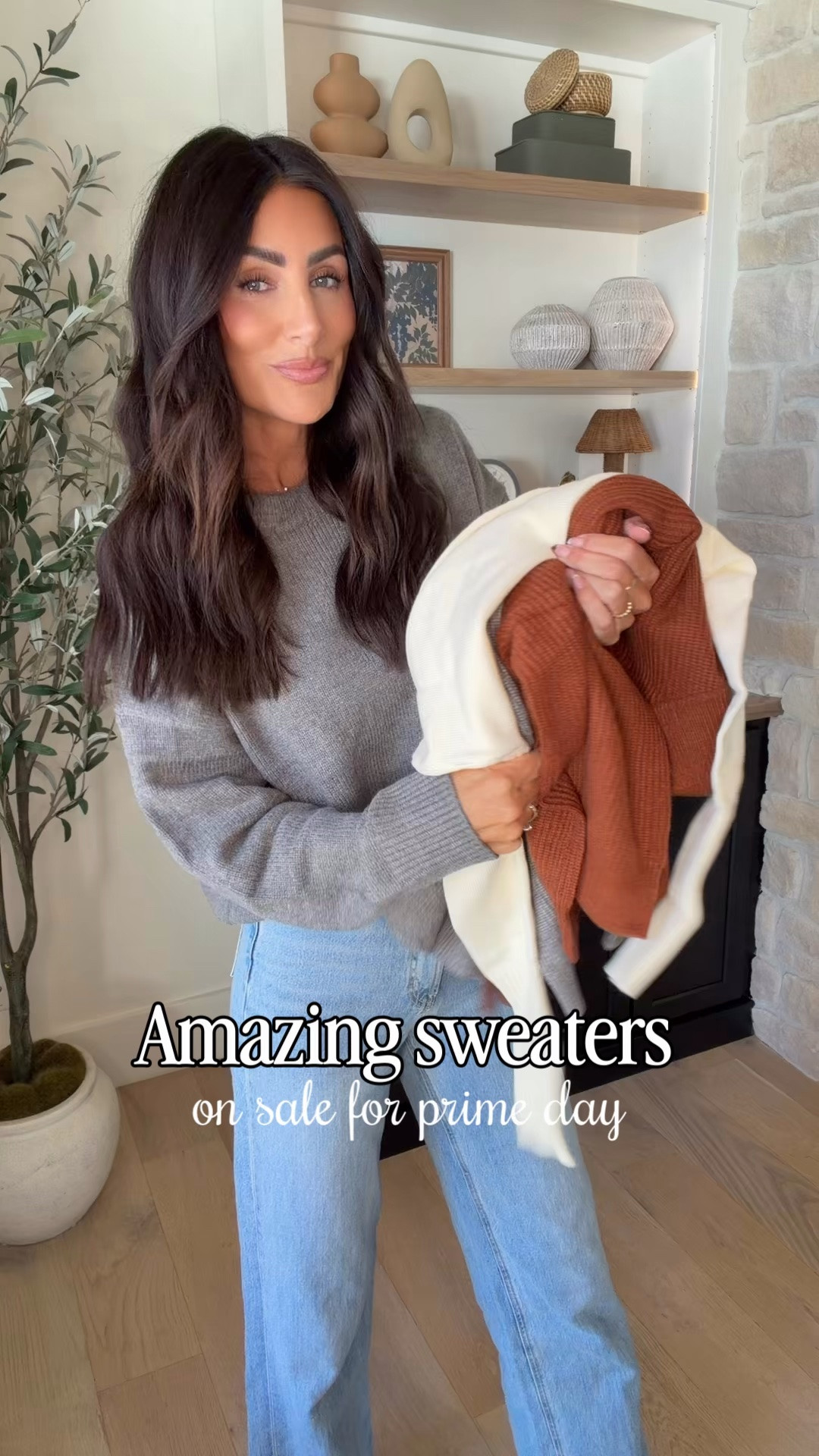 Sweaters on sale for Amazon prime day 
Wearing smalls