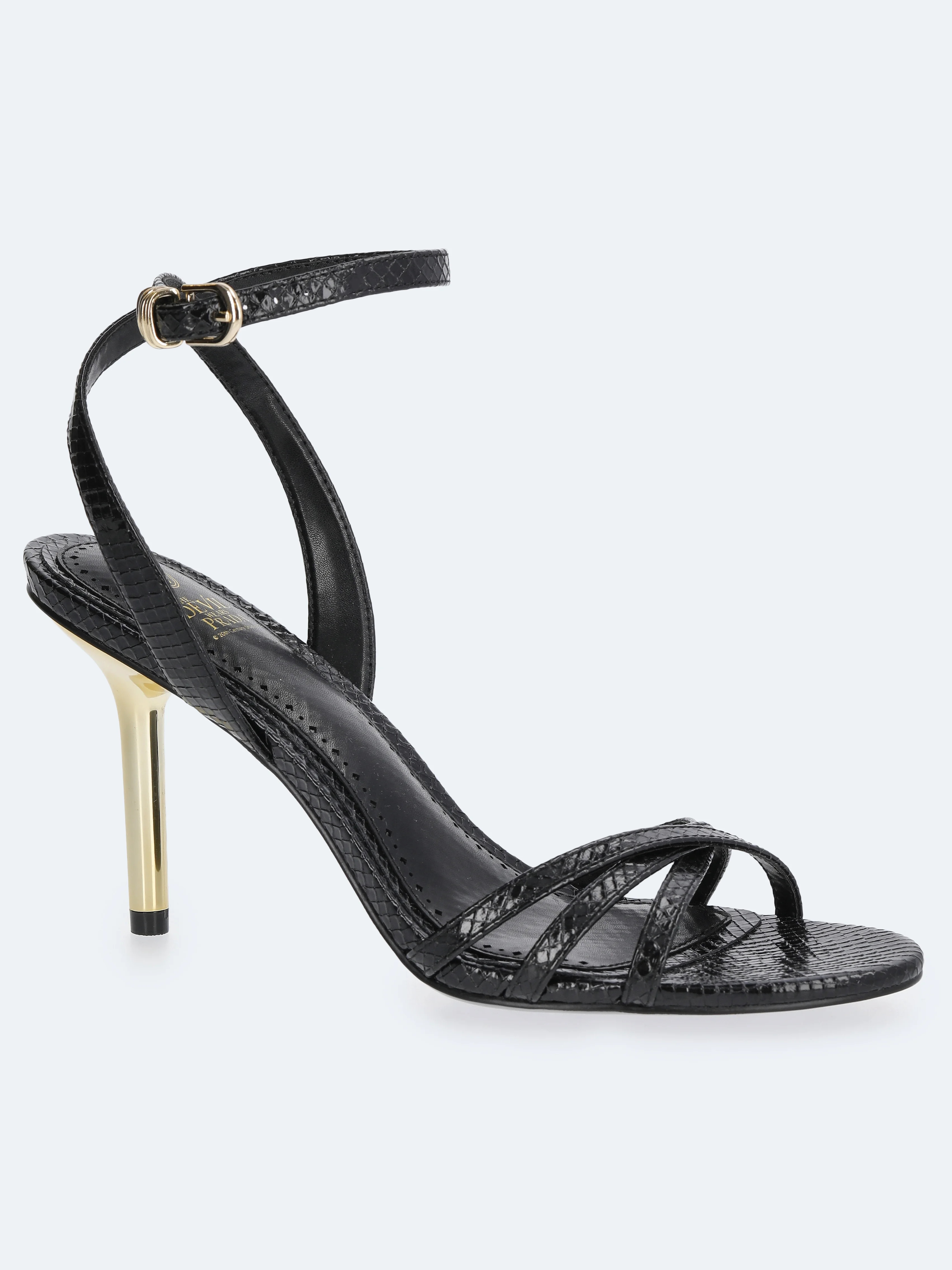 Devil Wears Prada Scoop Collection Women's Strappy Stiletto Heels | Walmart (US)